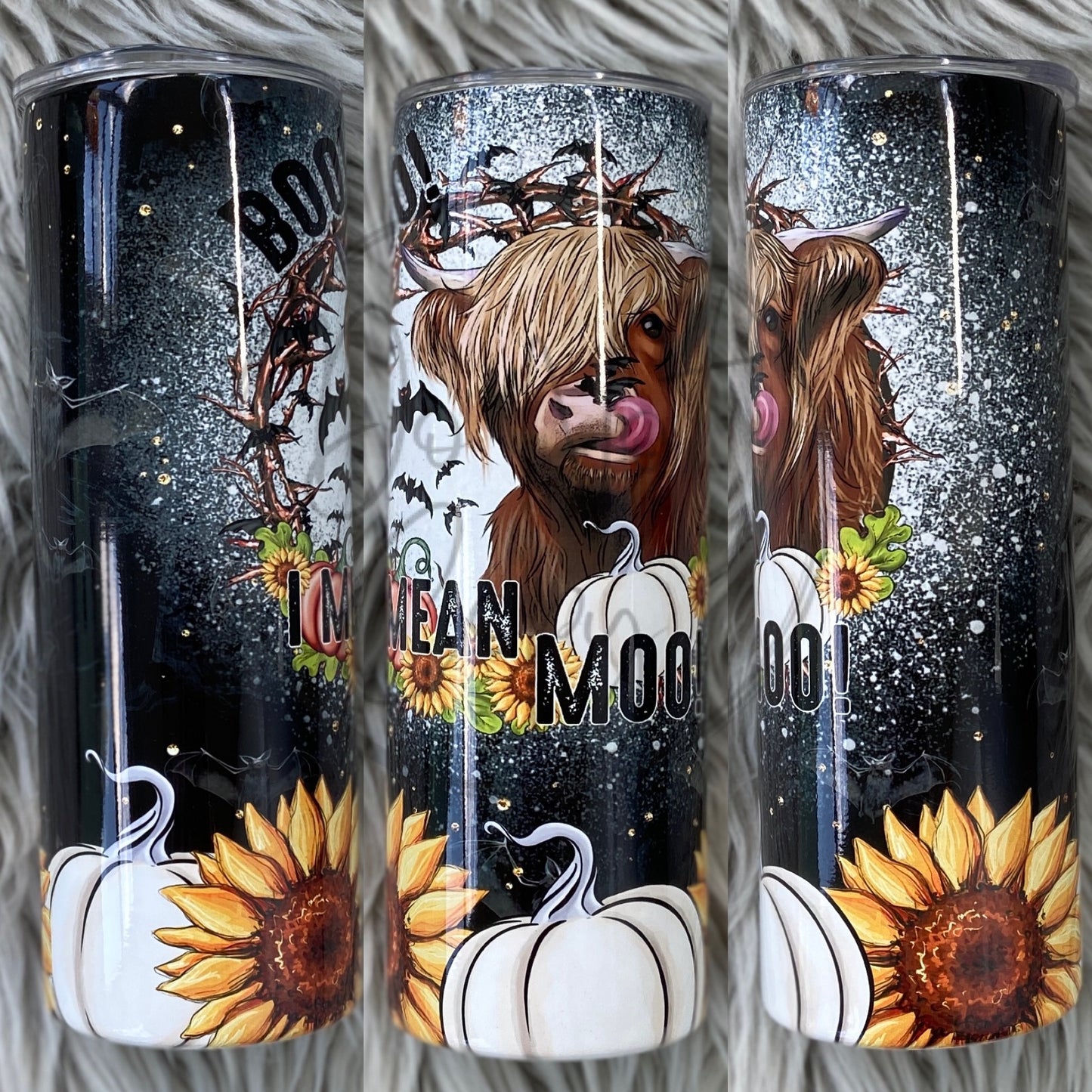 Boo I mean moo Tumbler