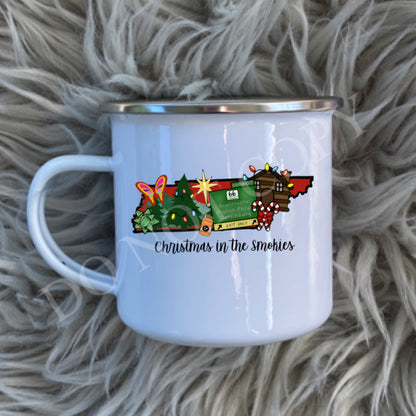 Christmas in the smokies MUG