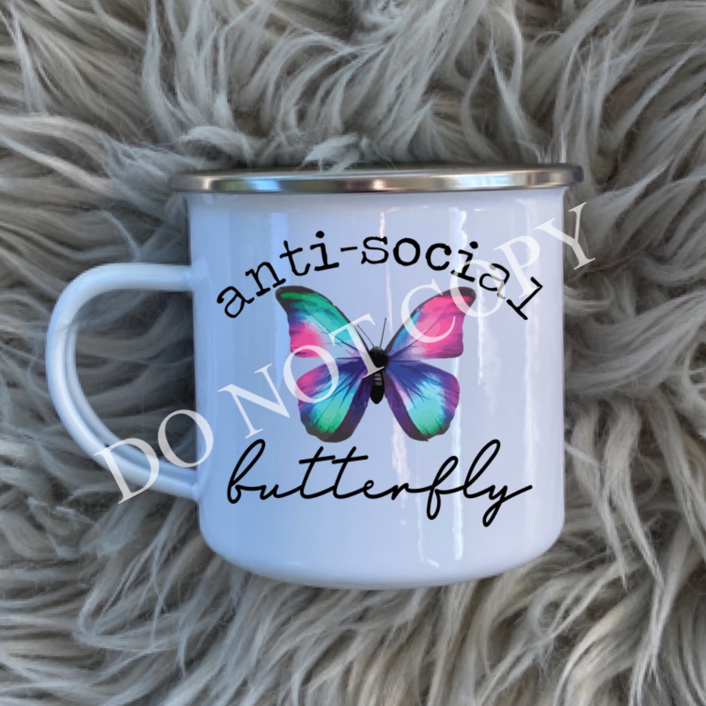 Anti social butterfly MUG