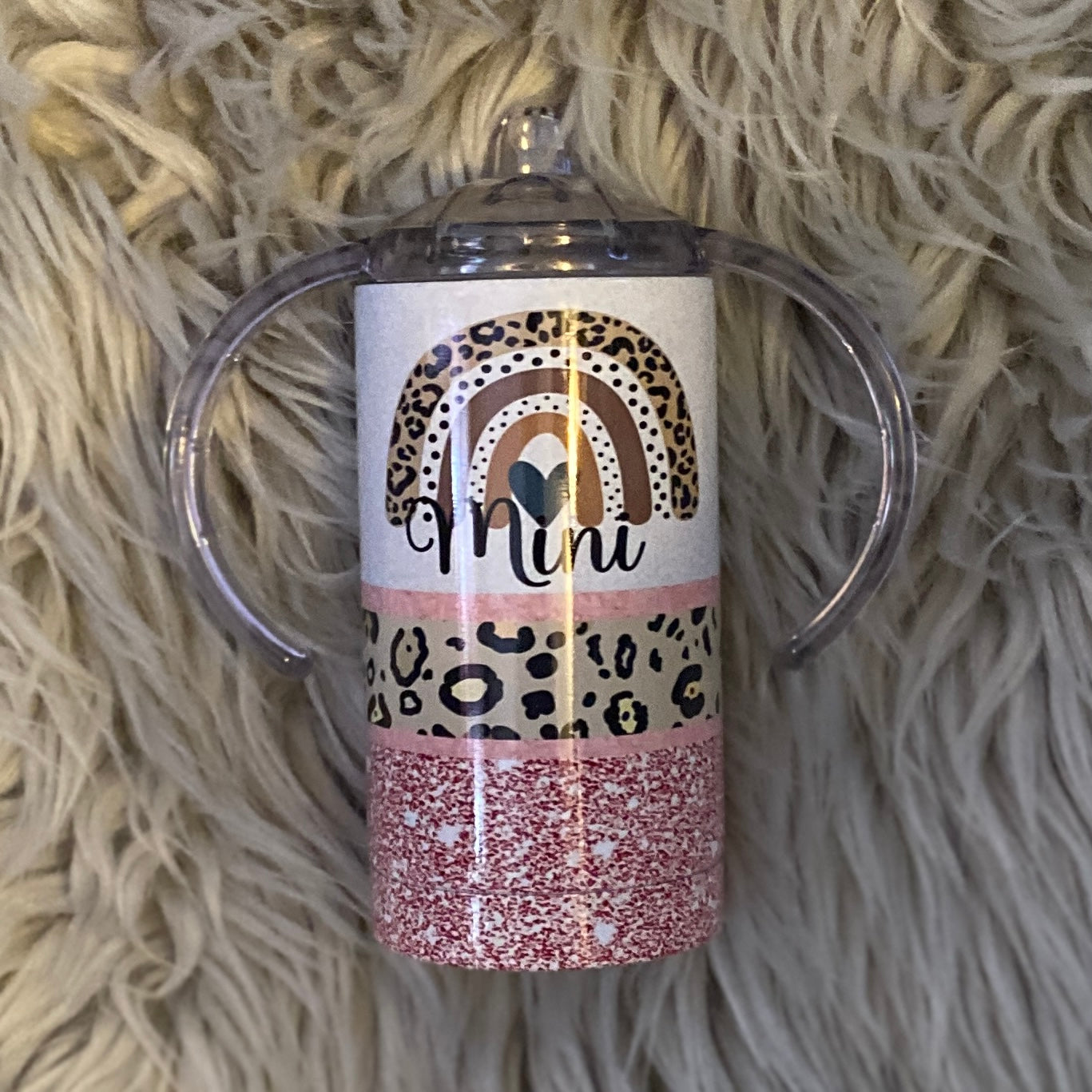 Boho rainbow mini Kids Tumbler