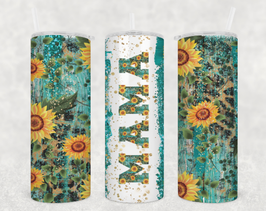 Mini & Me Mama Mini Sunflower Tumbler Set