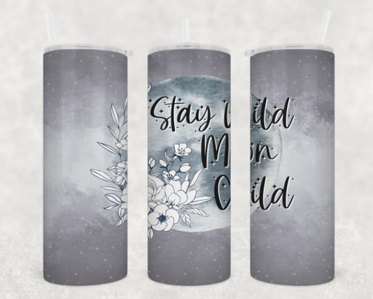 Mini & Me Stay wild moon child Tumbler Set