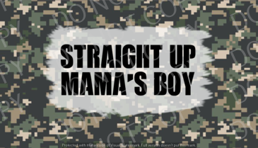 Straight Up Mamas Boy Kids Tumbler