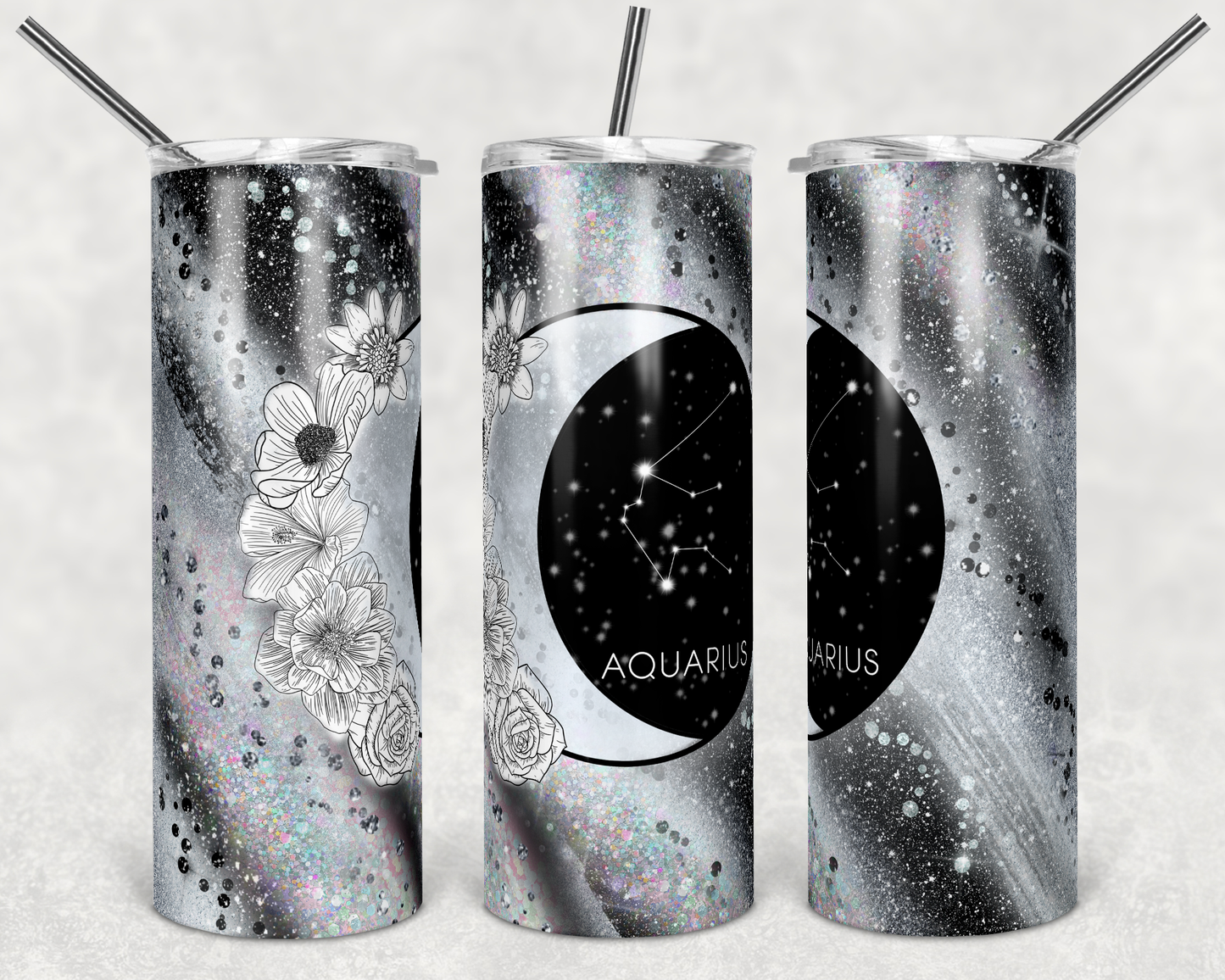 Aquarius Zodiac Tumbler